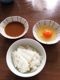 激簡単♫ つけ麺ダレ 卵かけご飯-レシピのメイン写真