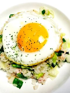 サラダリゾット☆目玉焼きのせ-レシピのメイン写真