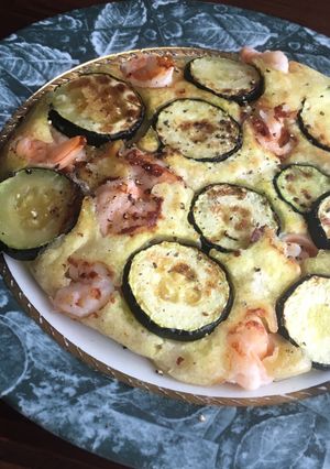 エビとズッキーニの簡単☆チーズパンケーキ-レシピのメイン写真