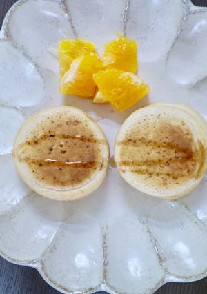 離乳食＊きな粉と豆乳のパンケーキ-レシピのメイン写真
