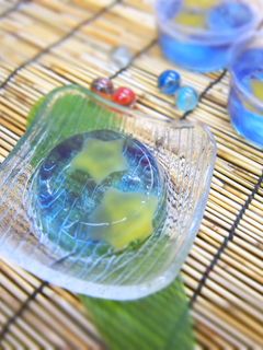 七夕ゼリー-レシピのメイン写真