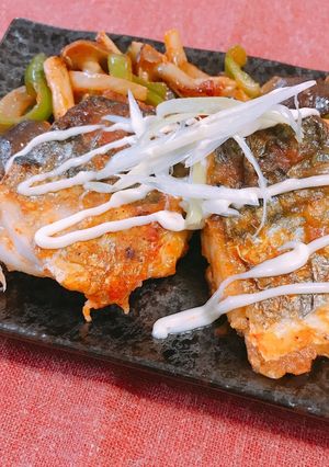 夕飯に！揚げないさわらのチリマヨ-レシピのメイン写真