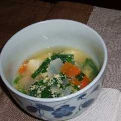 豆腐のピリ辛スープ-レシピのメイン写真