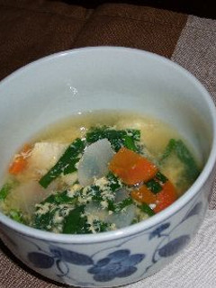 豆腐のピリ辛スープ-レシピのメイン写真
