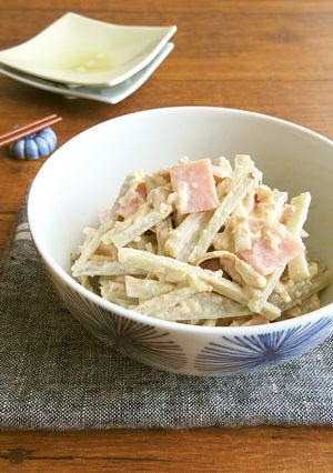 食物繊維たっぷり◎ごぼうのツナマヨサラダ-レシピのメイン写真