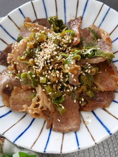 豚肉とネギの甘辛♡マヨ炒め-レシピのメイン写真