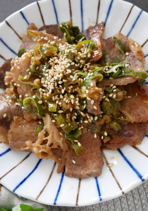 豚肉とネギの甘辛♡マヨ炒め-レシピのメイン写真