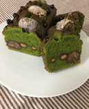 緑冴える抹茶のパウンドケーキ