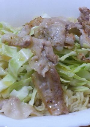 冷やしラーメン　豚キャベツ-レシピのメイン写真