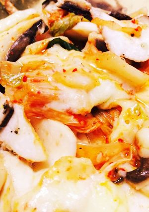 エリンギとキムチのチーズ焼き-レシピのメイン写真
