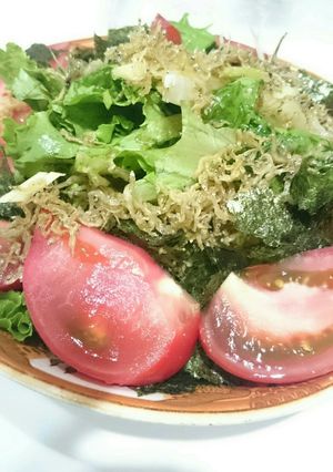 レタスをもりもり☆ｼﾞｬｺごま油♪-レシピのメイン写真