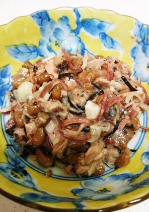 塩昆布入りみょうがシーチキン納豆-レシピのメイン写真
