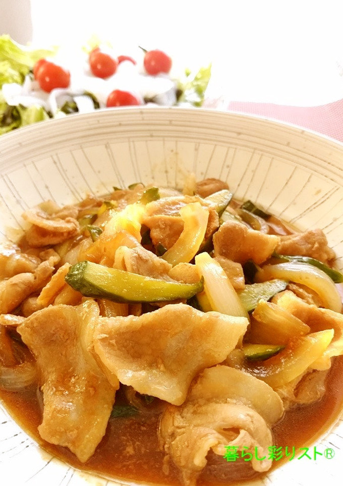 簡単美味しい♪豚肉と胡瓜の炒め物☆-レシピのメイン写真