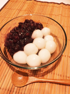 甘味処の白玉ぜんざい(寒天)-レシピのメイン写真