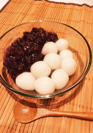 甘味処の白玉ぜんざい（寒天）-レシピのメイン写真