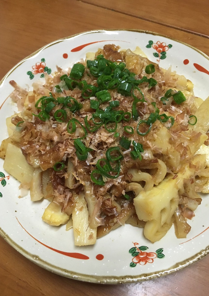 筍と油揚げの味噌炒め-レシピのメイン写真