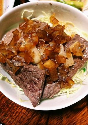 ステーキ風丼です！１度お試しあれ♥-レシピのメイン写真