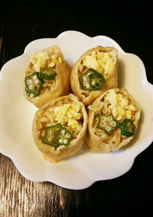 なんか゜*贅沢*。お稲荷ラーメン-レシピのメイン写真