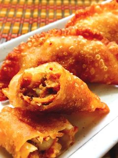 豚キムチの揚げ餃子☆-レシピのメイン写真