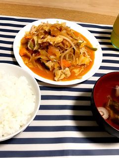 豚キムチの野菜炒め-レシピのメイン写真