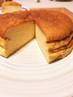 ヨーグルトスフレケーキ!ふわふわです!-レシピのメイン写真