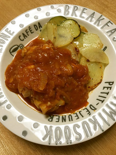 ボリューム満点!! 鶏もも肉のトマト煮-レシピのメイン写真