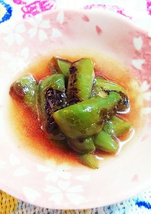 クタクタピーマンの煮浸し-レシピのメイン写真