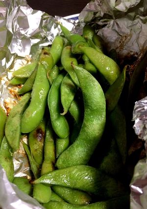 ガリバタ焼き枝豆-レシピのメイン写真