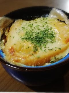 簡単♪うちのオニオングラタンスープ-レシピのメイン写真