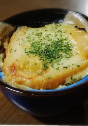 簡単♪うちのオニオングラタンスープ-レシピのメイン写真