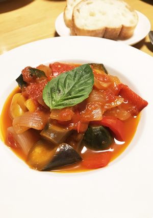 食欲そそる彩りラタトゥイユ-レシピのメイン写真