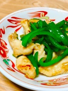 鶏むね肉でチンジャオロース♡-レシピのメイン写真