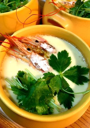 大海老入り茶碗蒸し-レシピのメイン写真