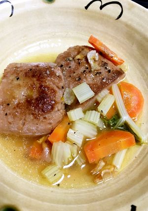 煮込み魚肉ハンバーグ-レシピのメイン写真