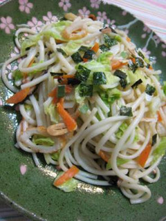 【即席】松茸香る焼きうどん-レシピのメイン写真