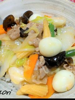 これで決まり!中華丼!八宝菜にも!-レシピのメイン写真