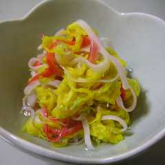 รูปของ 菊とカニカマの酢の物
