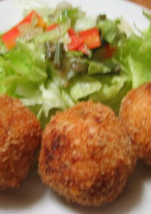 秋鮭ときのこのチーズコロッケ-レシピのメイン写真