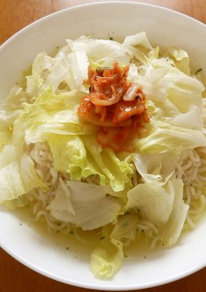 サッポロ一番冷やしキムチ麺-レシピのメイン写真
