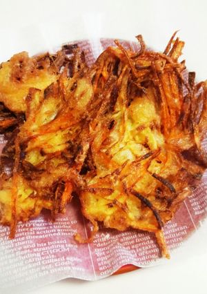 絶品♪生姜風味が美味しいかき揚げ♡-レシピのメイン写真