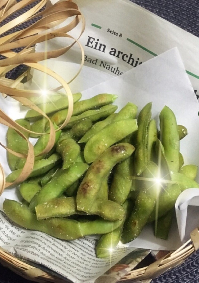 枝豆*¨*•.¸¸焼いちゃいましたぁ♪-レシピのメイン写真