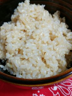 圧力鍋でふっくら☆玄米ご飯の炊き方!-レシピのメイン写真