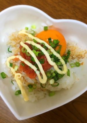 絶品！ハズレなしの明太子入り卵かけごはん-レシピのメイン写真
