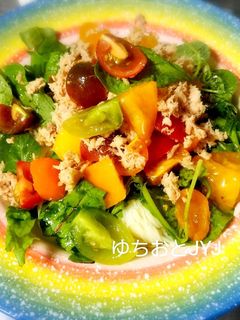 トマトとツナのサラダそうめん-レシピのメイン写真