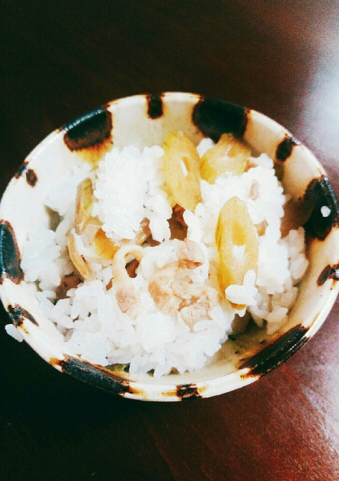 蕗と豚肉の混ぜご飯-レシピのメイン写真