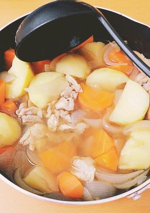 肉じゃが、カレーにも！時短のベーススープ-レシピのメイン写真