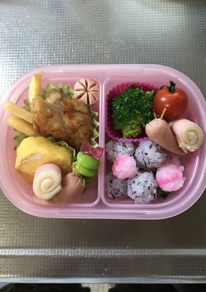 キャラ弁☆ウインナーとハムチーかたつむり-レシピのメイン写真