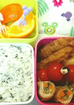 中学生女子 時短 簡単弁当156-レシピのメイン写真