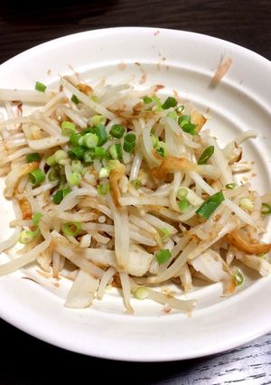 レンジで簡単♪もやしと竹輪のおかか和え-レシピのメイン写真