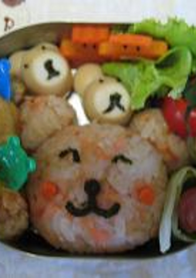 くまさん　たくさんお弁当-レシピのメイン写真
